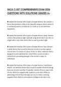 SACA C-207 COMPREHENSIVE EXAM 2026 QUESTIONS WITH SOLUTIONS GRADED A&plus;