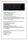 CERTIFICATION &lpar;2025-2026&rpar; EXAM WITH WELL REVISED RATIONALES AND QUESTIONS WITH CERTIFIED ANSWERS  &vert; GRADED A&plus; &vert; 100 &percnt; GUARANTEED &vert;&vert; WITH MUTLIPLE CHOICES &lpar; BRANDNEW&rpar;&excl;&excl;