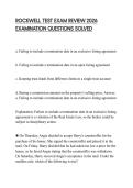 ROCKWELL TEST EXAM REVIEW 2026 EXAMINATION QUESTIONS SOLVED