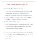 ATI PN Comprehensive Exit Exam &vert; Converted Verified Questions & Answers 2025&ndash;2026