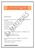 2800 EXAM &num;1 QUESTIONS AND ANSWERS GRADED A&plus; 2025&sol;2026