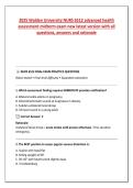 2025 Walden University NURS 6512 advanced health assessment midterm exam new latest version with all questions&comma; answers and rationale