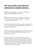 WPC 480 ASU FINAL EXAM PAPER 2026 QUESTIONS WITH ANSWERS GRADED A&plus;