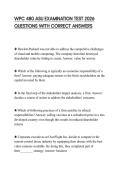 WPC 480 ASU EXAMINATION TEST 2026 QUESTIONS WITH CORRECT ANSWERS