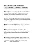 WPC 480 ASU EXAM SCRIPT 2026 QUESTIONS WITH ANSWERS GRADED A&plus;