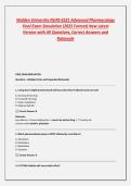 Walden University NURS 6521 Advanced Pharmacology Final Exam Simulation &lpar;2026 Format&rpar; New Latest Version