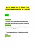 Portage Learning BIOD 121 Nutrition &vert; Module 1 Exam Bank &vert; 2026 Graded Solutions