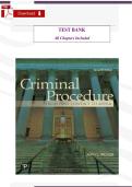 Criminal Procedure&colon; From First Contact to Appeal &lpar;7th Edition&comma; John L&period; Worrall&rpar; &ndash; Verified Test Bank & Study Guide &lpar;All Chapters Included&rpar;