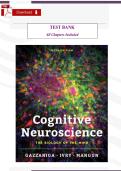 Cognitive Neuroscience&colon; The Biology of the Mind &lpar;5th Edition&comma; Gazzaniga&comma; Ivry & Mangun&rpar; &ndash; Verified Test Bank & Study Guide &lpar;All Chapters Included&rpar;