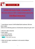 NASM CES Study Guide &plus; Practice Test  This exam features&colon; 250&plus; multiple-choice ques & Ans   &lpar;Verified Answers&rpar;