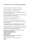 FMTB-W BLOCK 2 TEST QUESTIONS & ANSWERS