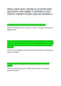 Simulation Quiz 1 &vert; 2025 Real Exam Revised Questions & Correct Answers