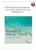 TEST BANKS FOR FAMILY PRACTICE GUIDELINES 6TH EDITION BY JILL C&period; CASH&semi; CHERYL A&period; GLASS&semi; &lrm;JENNY MULLEN&vert;&vert;CHAPTER 1-23&vert;&vert;ISBN-10&comma;0826173543&vert;&vert;ISBN-13&comma;978-0826173546