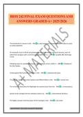 BIOS 242 FINAL EXAM QUESTIONS AND ANSWERS GRADED A&plus; 2025&sol;2026