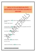 BSNS 112 EXAM PREPARATION QUESTIONS AND ANSWERS GRADED A&plus; 2025&sol;2026