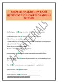 CHEM 120 FINAL REVIEW EXAM QUESTIONS AND ANSWERS GRADED A&plus; 2025&sol;2026