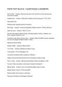 FMTB TEST BLOCK 1 QUESTIONS & ANSWERS