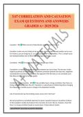 5&period;07 CORRELATION AND CAUSATION EXAM QUESTIONS AND ANSWERS GRADED A&plus; 2025&sol;2026