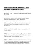 88M CERTIFICATION REVIEW SET 2026 ANSWERS GUARANTEED PASS