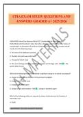 CPIA EXAM STUDY QUESTIONS AND ANSWERS GRADED A&plus; 2025&sol;2026