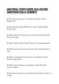 88M FINAL STUDY GUIDE 2026 SOLVED QUESTIONS FULLY CORRECT