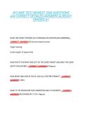 JFO MQF TEST NEWEST 2026 QUESTIONS  and CORRECT DETAILED ANSWERS ALREADY  GRADED A&plus; JFO MQF TEST NEWEST 2026 QUESTIONS  and CORRECT DETAILED ANSWERS ALREADY  GRADED A&plus; 