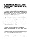 214 FLORIDA INSURANCE EXAM LATEST PRACTICE SCRIPT UPDATED 2026 TESTED SOLUTIONS