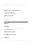 &lpar;PB2013&rpar; Professional Banker Certificate Practice Exam - 100 Questions AND  CORRECT ANSWERS GRADE A