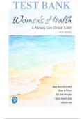 TEST BANK FOR WOMEN&rsquo;S HEALTH&colon; A PRIMARY CARE CLINICAL GUIDE 5TH EDITION