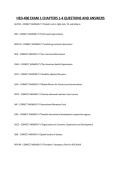HED-400 EXAM 1 CHAPTERS 1-4 QUESTIONS AND ANSWERS