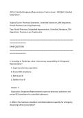 20-FL-X Certified Designated Representative Practice Exam &vert; 100 Q&A &vert; Detailed  Explanations