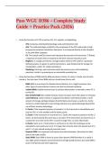 Pass WGU D386 &ndash; Complete Study Guide &plus; Practice Pack &lpar;2026&rpar;