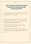 EOSC 110 Midterm EXAM LATEST VERSION 2026-2027 ALL 180 QUESTIONS AND DETAILED SOLUTIONS