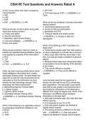 CSIA105 Test Questions and Answers Rated A