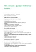NUR 185 Exam 1 Questions With Correct Answers