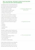 FNP - Test 5 NUR 509 - FNP ADULTS COMPLETE ACTUAL EXAM QUESTIONS AND 100&percnt; VERIFIED ANSWERS