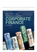 Solution Manual For Introduction to Corporate Finance 5th Edition by Laurence Booth Chapter 1-24