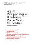 Test bank For Applied Pathophysiology for the Advanced Practice Nurse 2nd Edition by Lucie Dlugasch&semi; Lachel Story Chapter 1-14 &vert; 9781284255614