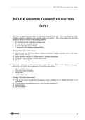 2026 Kaplan NCLEX Question Trainer Test 2 &ndash; Complete Explanations & Rationales&period; &sol;Questions & Answers&period;