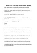 PBH 101 Exam 1 UNR EXAM QUESTIONS AND ANSWERS&period;