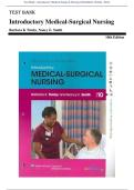 Test Bank - Introductory Medical-Surgical Nursing 10th Edition &lpar;Timby&comma; 2010&rpar; 