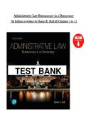 Administrative Law Bureaucracy in a Democracy 7th Edition Test Bank 2026 &ndash; PDF &ndash; Hall