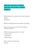 NDEB FINAL PAPER 2026 COMPLETE QUESTIONS AND DETAILED ANSWERS GRADED A&plus;