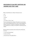 NDHCB&sol;NDHCE EXAM PREP QUESTIONS AND ANSWERS 2026 STUDY GUIDE
