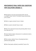 NDHCB&sol;NDHCE FINAL PAPER 2026 QUESTIONS WITH SOLUTIONS GRADED A&plus;