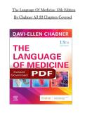 Test Bank for The Language of Medicine 13th Edition &lpar;2026 PDF&rpar; &ndash; Chabner