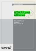 AQA A-Level Business Year 1 Practice Exam Papers &vert; AS Business Revision