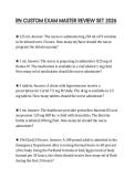 RN CUSTOM EXAM MASTER REVIEW SET 2026