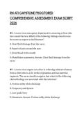 RN ATI CAPSTONE PROCTORED COMPREHENSIVE ASSESSMENT EXAM SCRIPT 2026