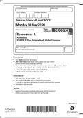 A-LEVEL EDEXCEL ECONOMICS A MAY 2026 PAPER 2 QUESTION PAPER   MARKSCHEME &lpar;9EC0&sol;02&rpar;